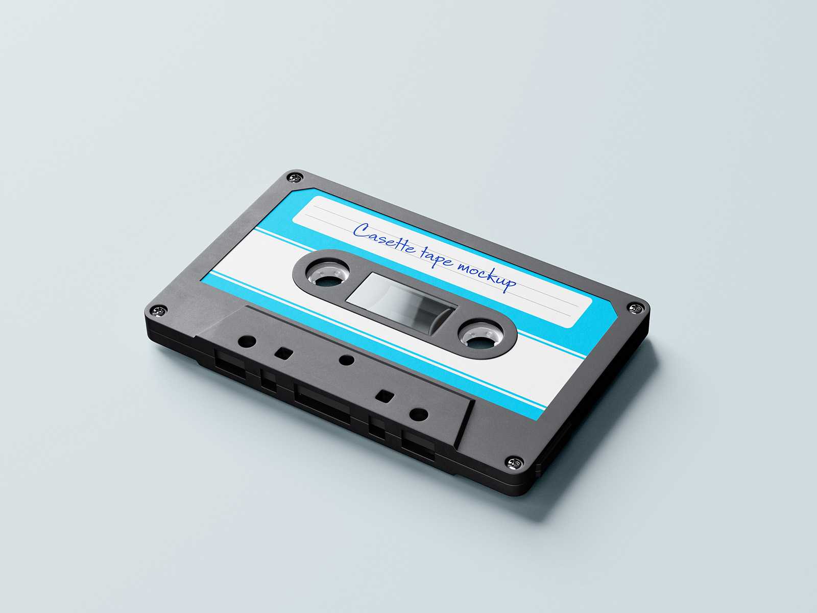 Free audio casette tape mockup - Instant Download