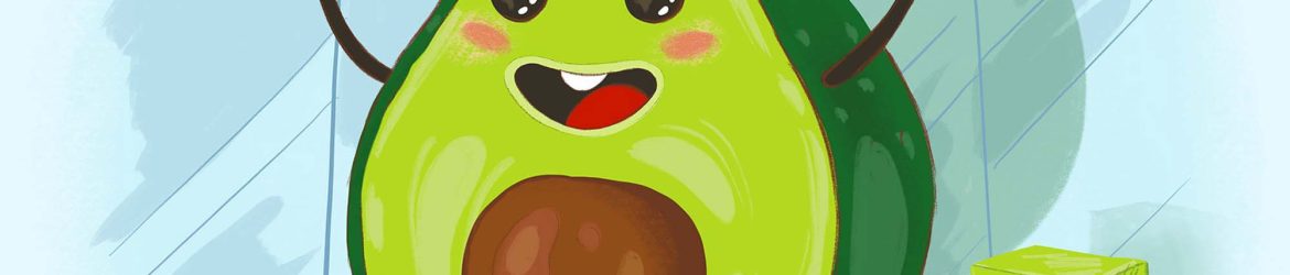 Free Avocado Healthy Fruit Illustration (PSD)