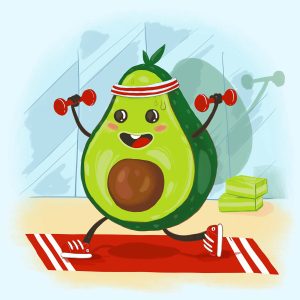 Free Avocado Healthy Fruit Illustration (PSD)