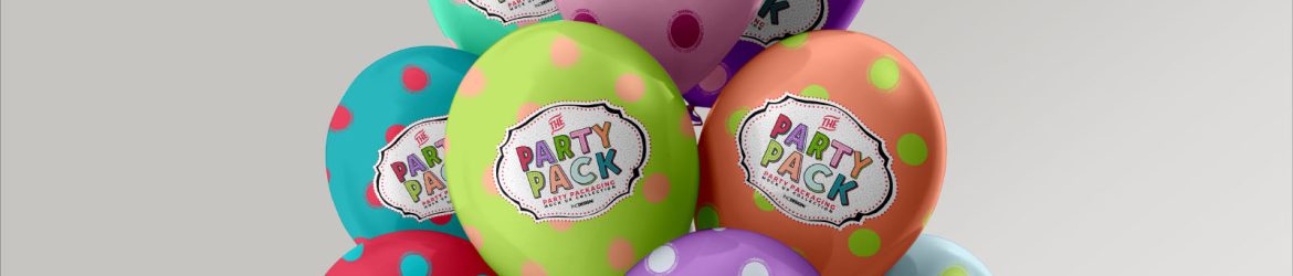 Free Balloons Mockup