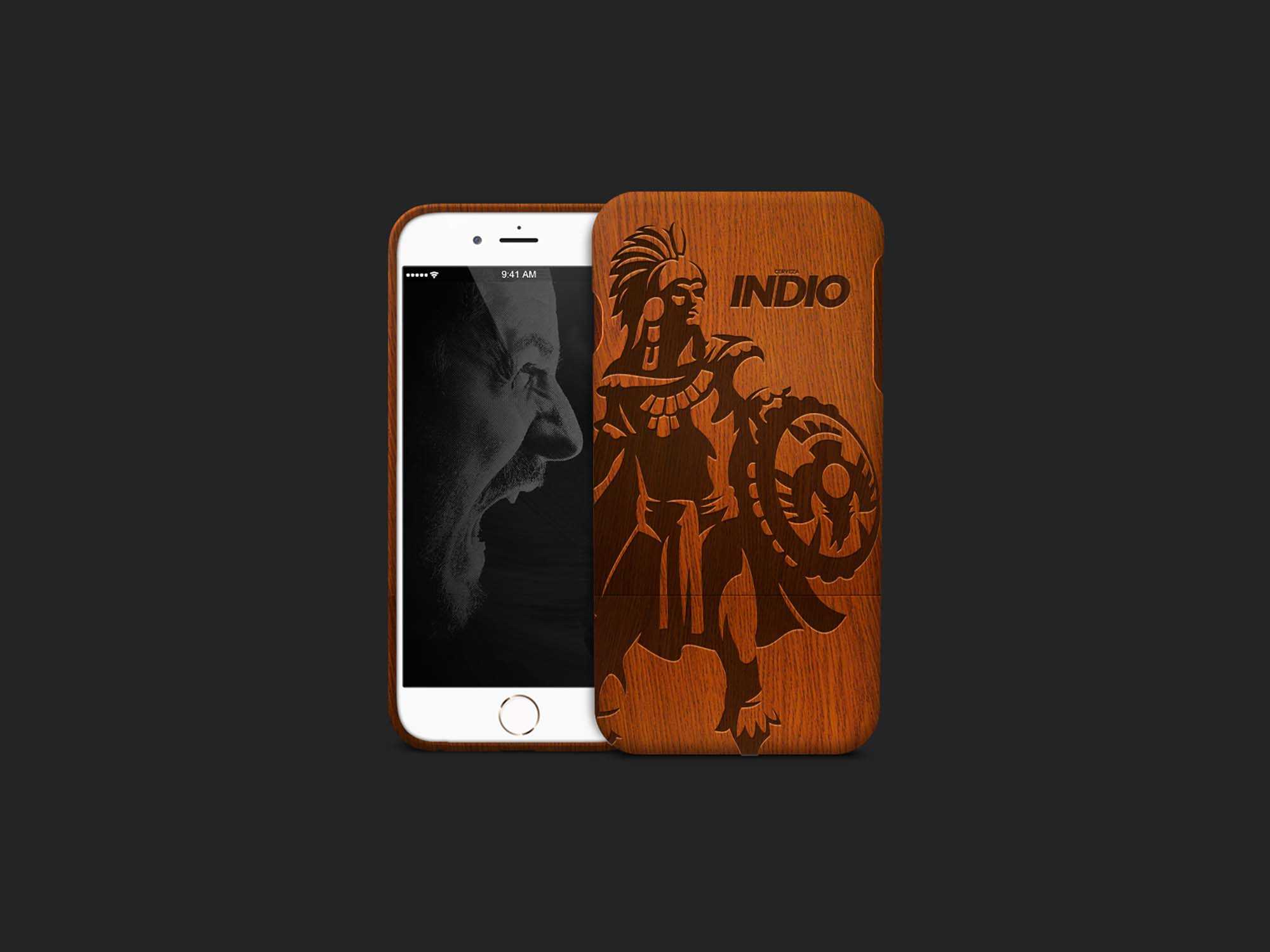 Free Bamboo Wood iPhone Case Mockup (PSD)