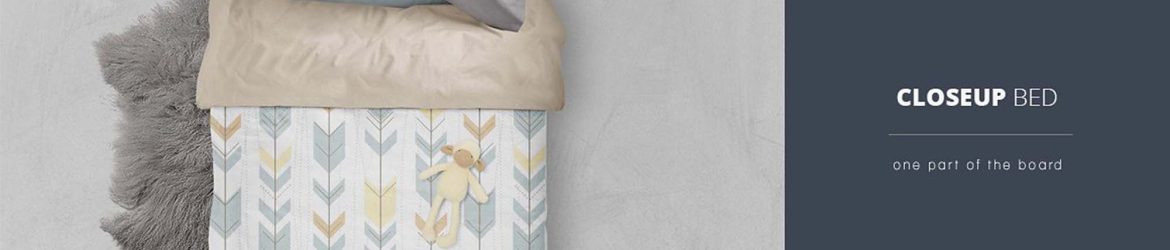 Free Bed Linen Mockup (PSD)