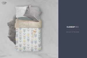 Free Bed Linen Mockup (PSD)