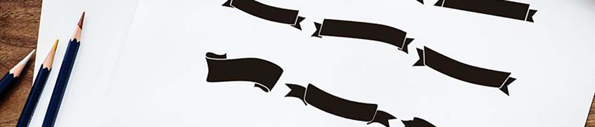 Free Black Ribbons Vector Set (Ai)
