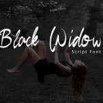 Free Black Widow Script Font