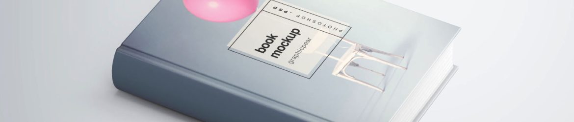Free Book Cover Mockup (PSD)