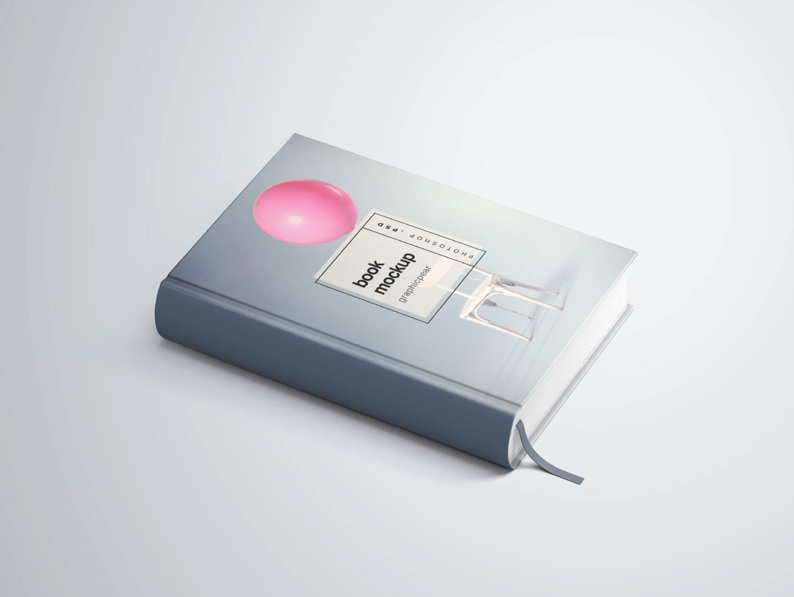 Free Book Cover Mockup (PSD)