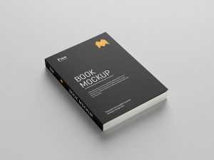 Free book mockup
