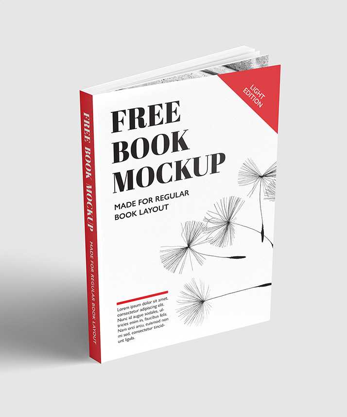 Free book mockup