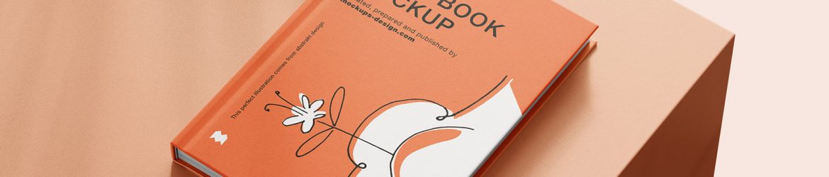 Free book mockup / A5 size