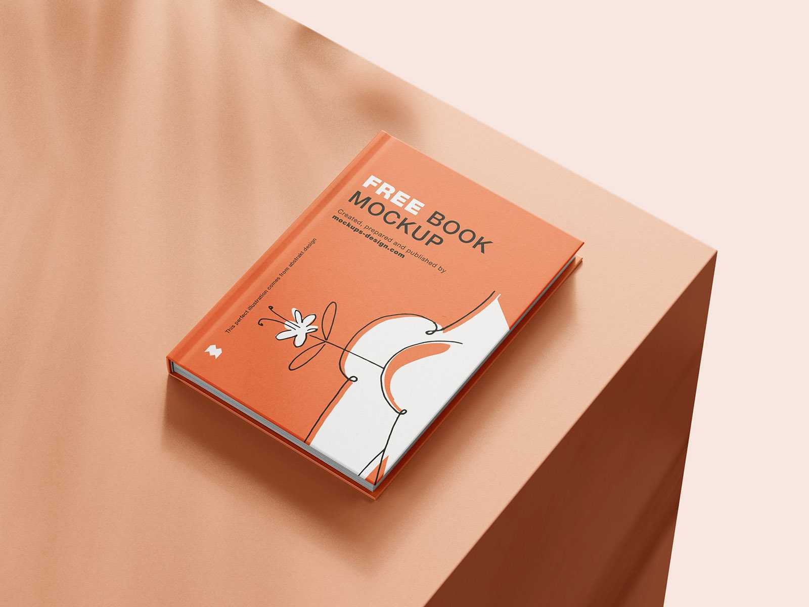 Free book mockup / A5 size