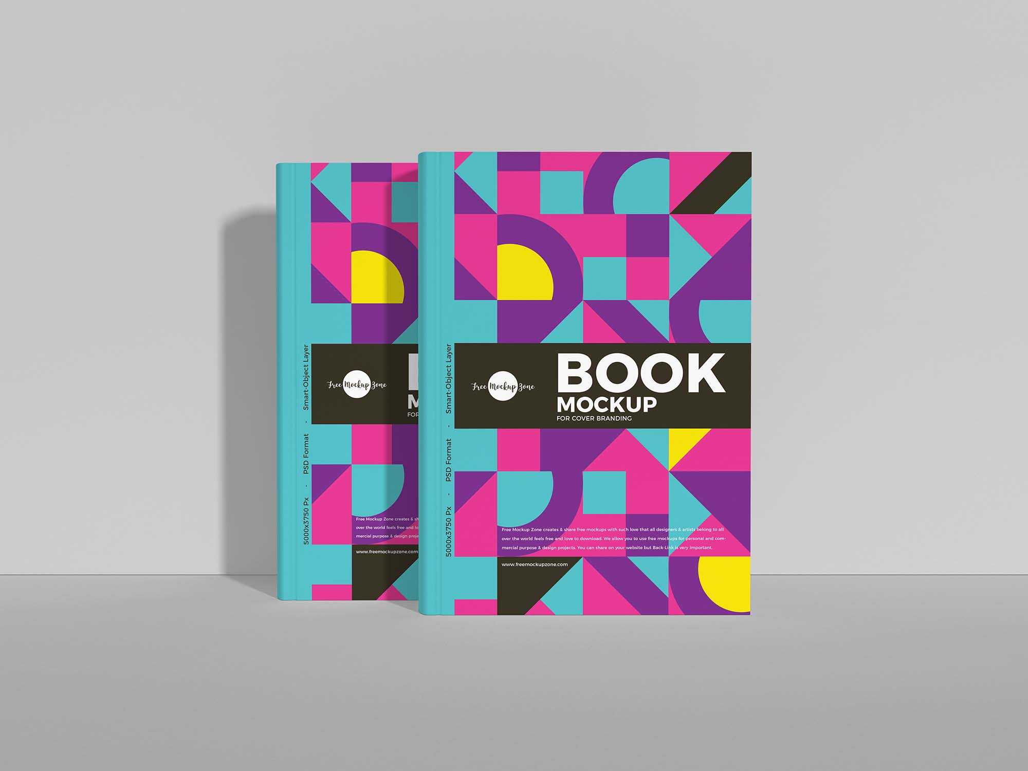 Free Book Mockup for Cover Branding (PSD)
