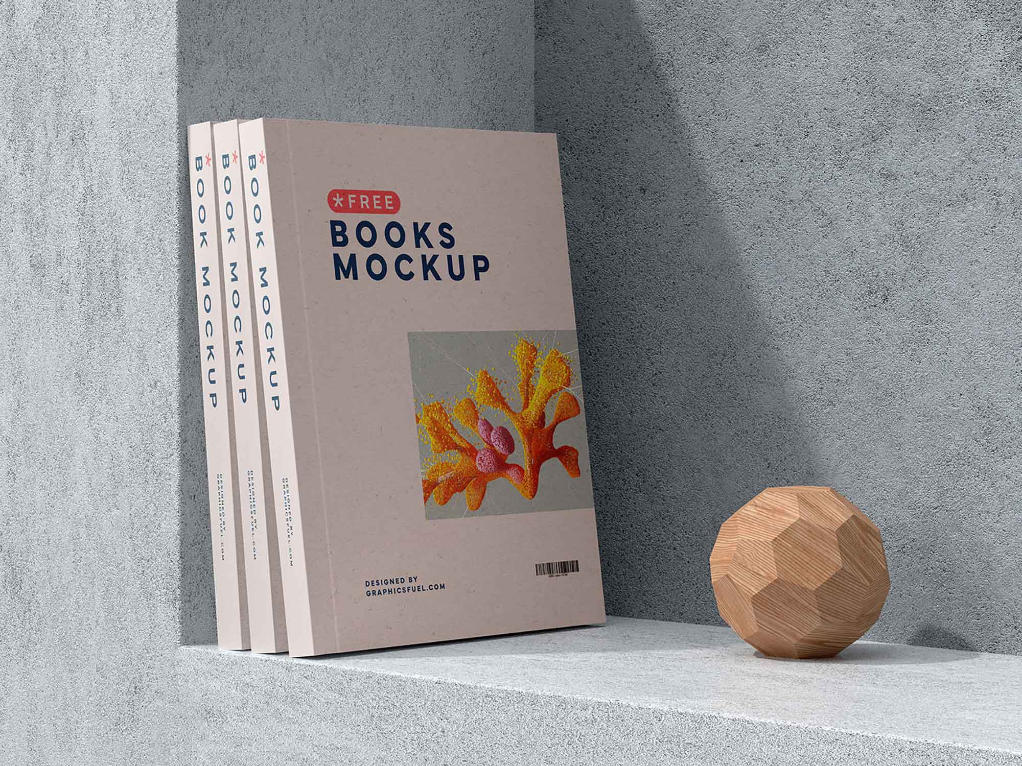 Free Book Mockup Template (PSD)