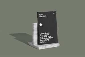 Free Book Presentation Mockup (PSD)