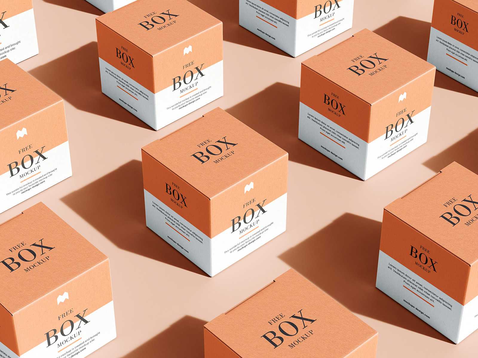 Free box (in grid layout) mockup