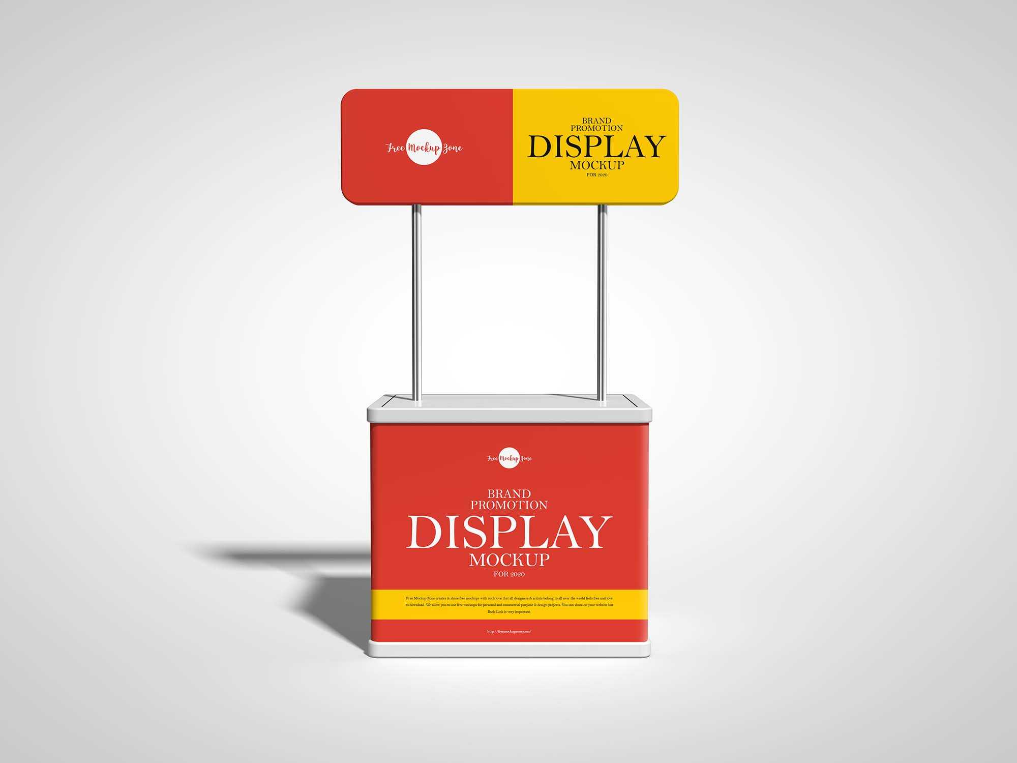 Free Brand Promotion Display Mockup (PSD)