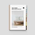 Free brochure with tabs mockup - Instant Download