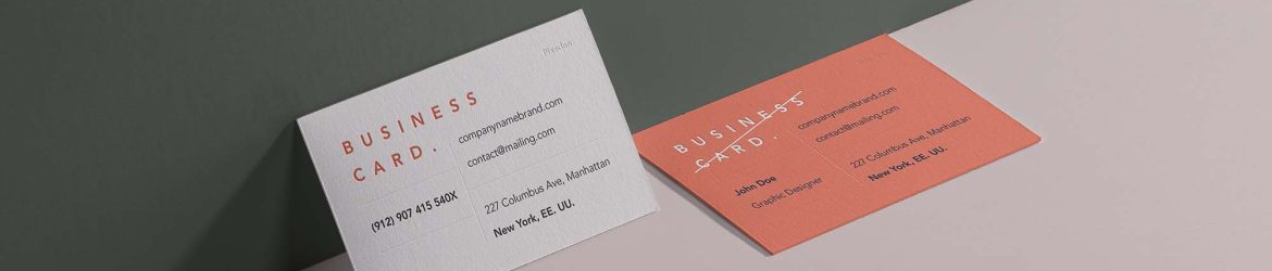Free Business Card Branding Mockup (PSD)
