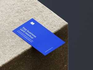 Free business card mockups