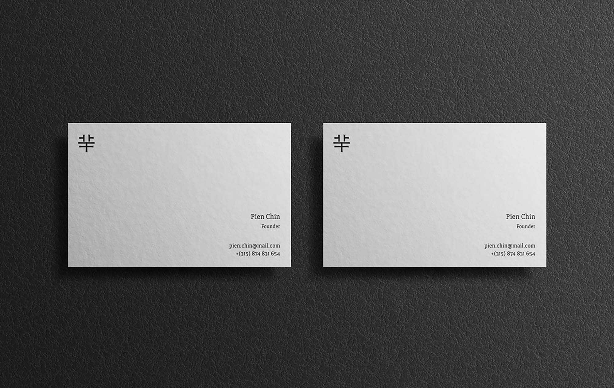 Free Business Card Mockups (PSD)
