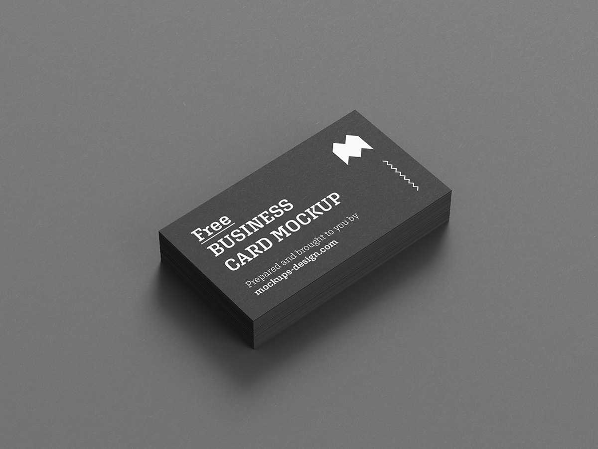 Free business cards mockup