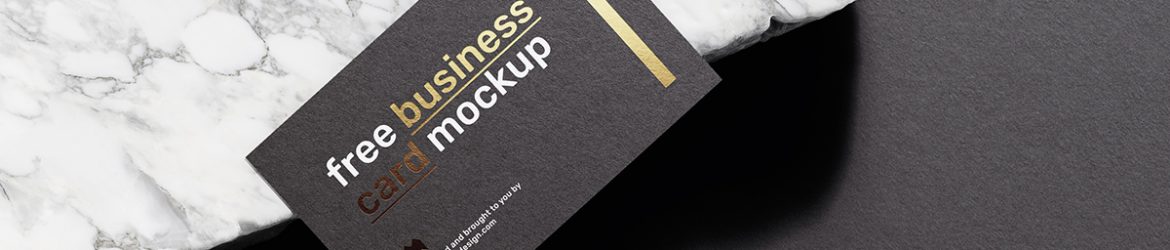 Free business cards mockup