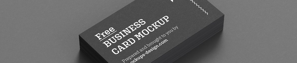 Free business cards mockup