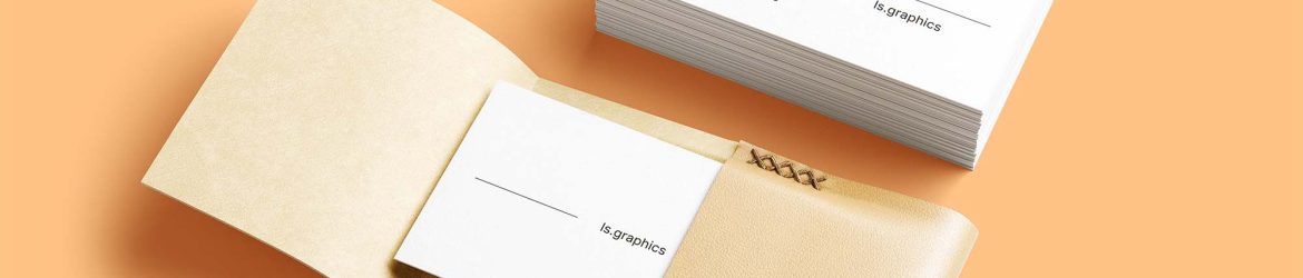 Free Business Cards with Leather Card Holder Mockup (PSD)