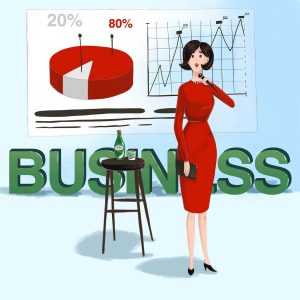 Free Business Conference Illustration (PSD)