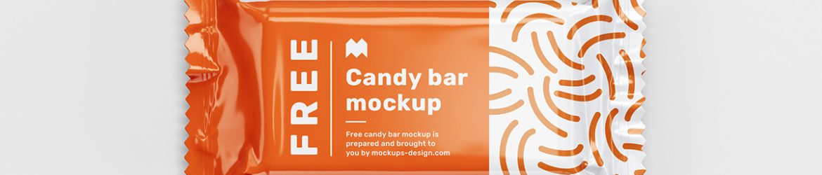 Free candy bar mockup
