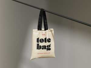 Free canvas bag mockup