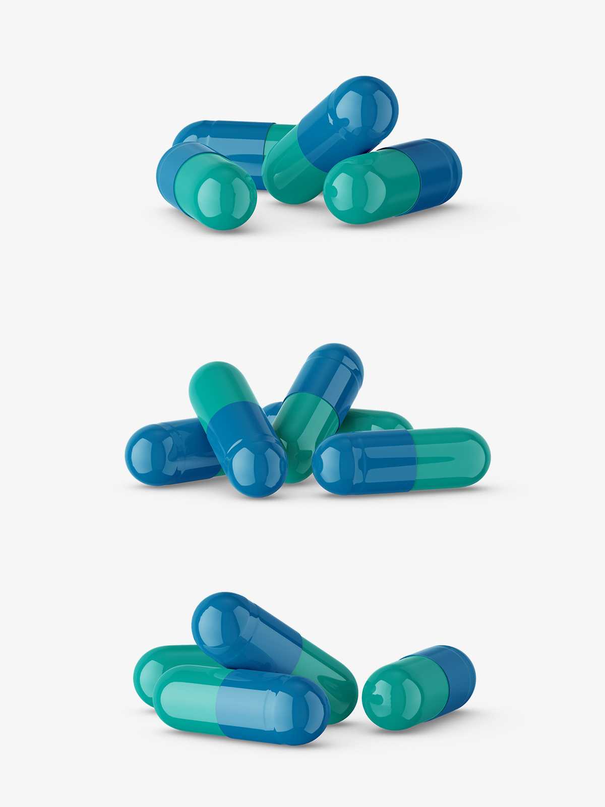 Free capsules mockup
