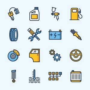 Free Car Service Icons – Part 02 (Ai)