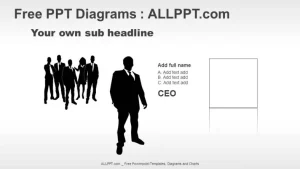 Free CEO Organization PPT Diagrams