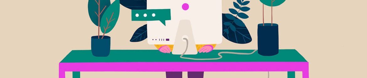 Free Chat Illustration (PSD)