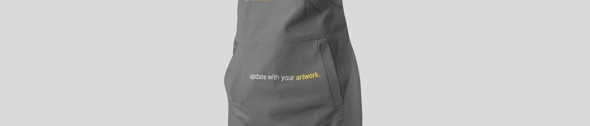Free Chef Kitchen Apron Mockup (PSD)