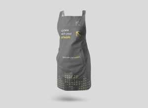 Free Chef Kitchen Apron Mockup (PSD)