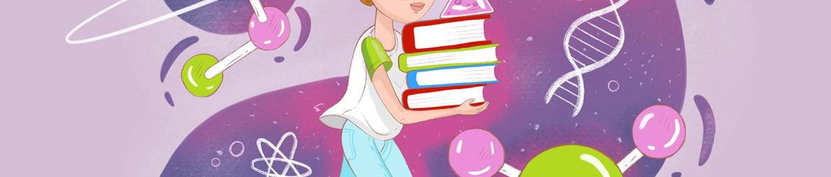 Free Chemistry Experiments Illustration (PSD)