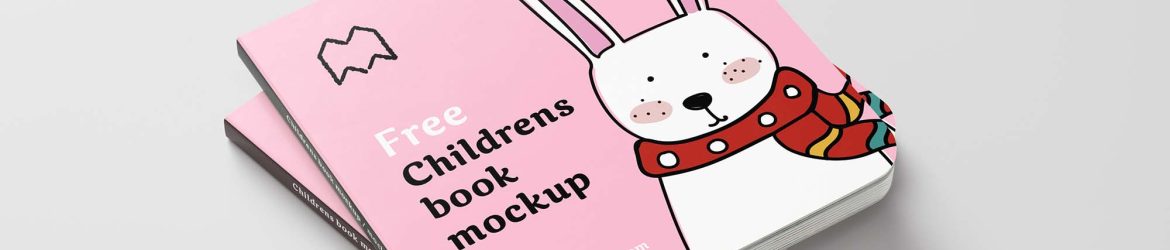 Free Children's Book Mockup (PSD)