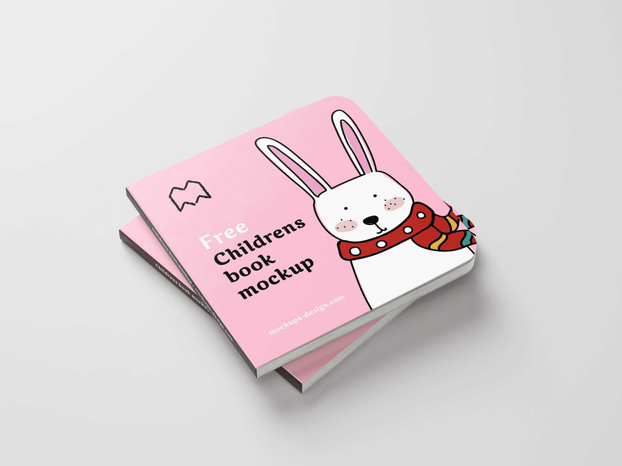 Free Children's Book Mockup (PSD)