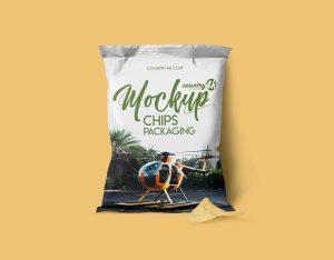 Free Chips Package Mockup (PSD)