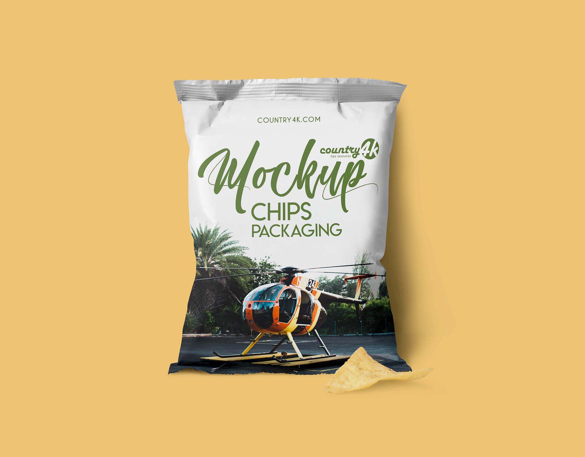 Free Chips Package Mockup (PSD)