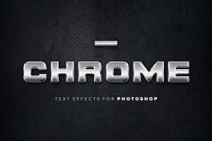 Free Chrome Text Effects (PSD)