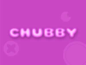 Free Chubby Illustrator Text Effect (AI)