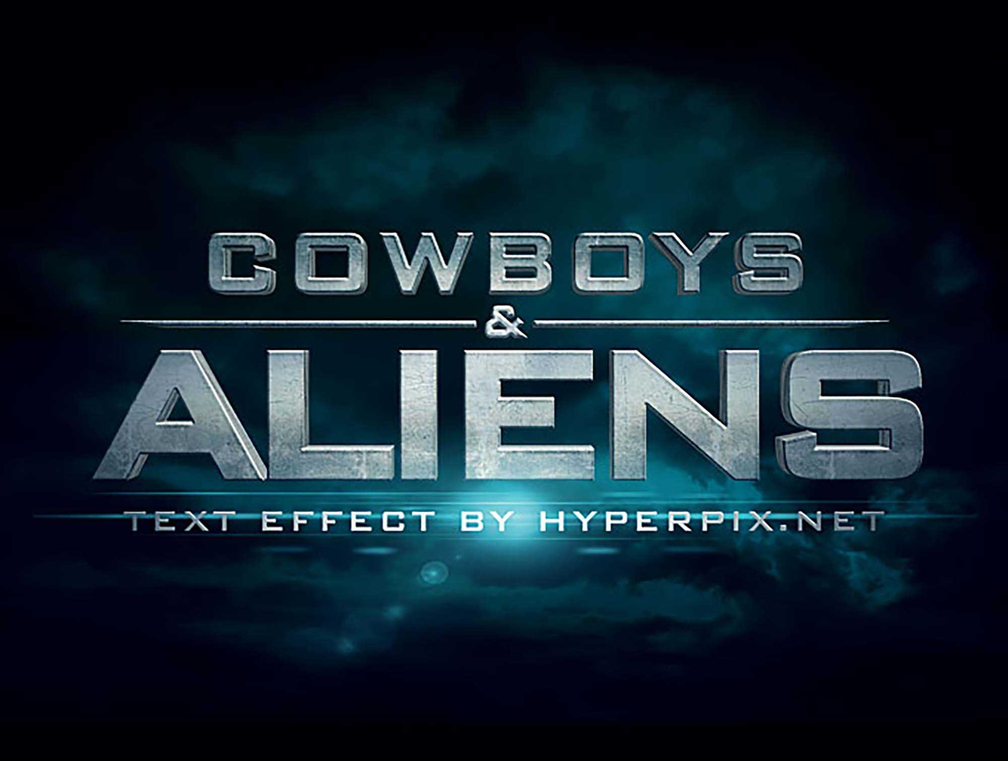 Free Cinematic 3D Text Effect (PSD)