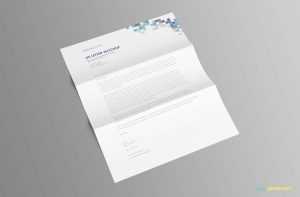 Free Clean US Letter Paper Mockup (PSD)