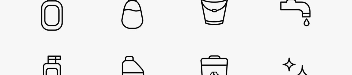 Free Cleaning Vector Icons (AI)