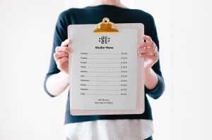 Free Clipboard Mockup (PSD)