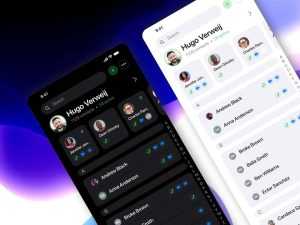 Free Contacts App UI Kit Template (Sketch)