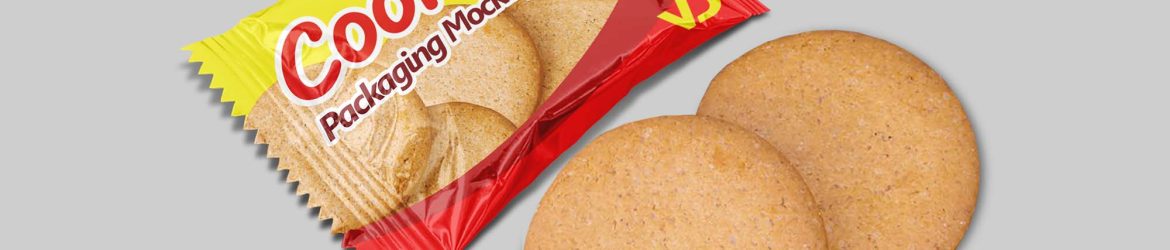 Free Cookies Packaging Mockup (PSD)